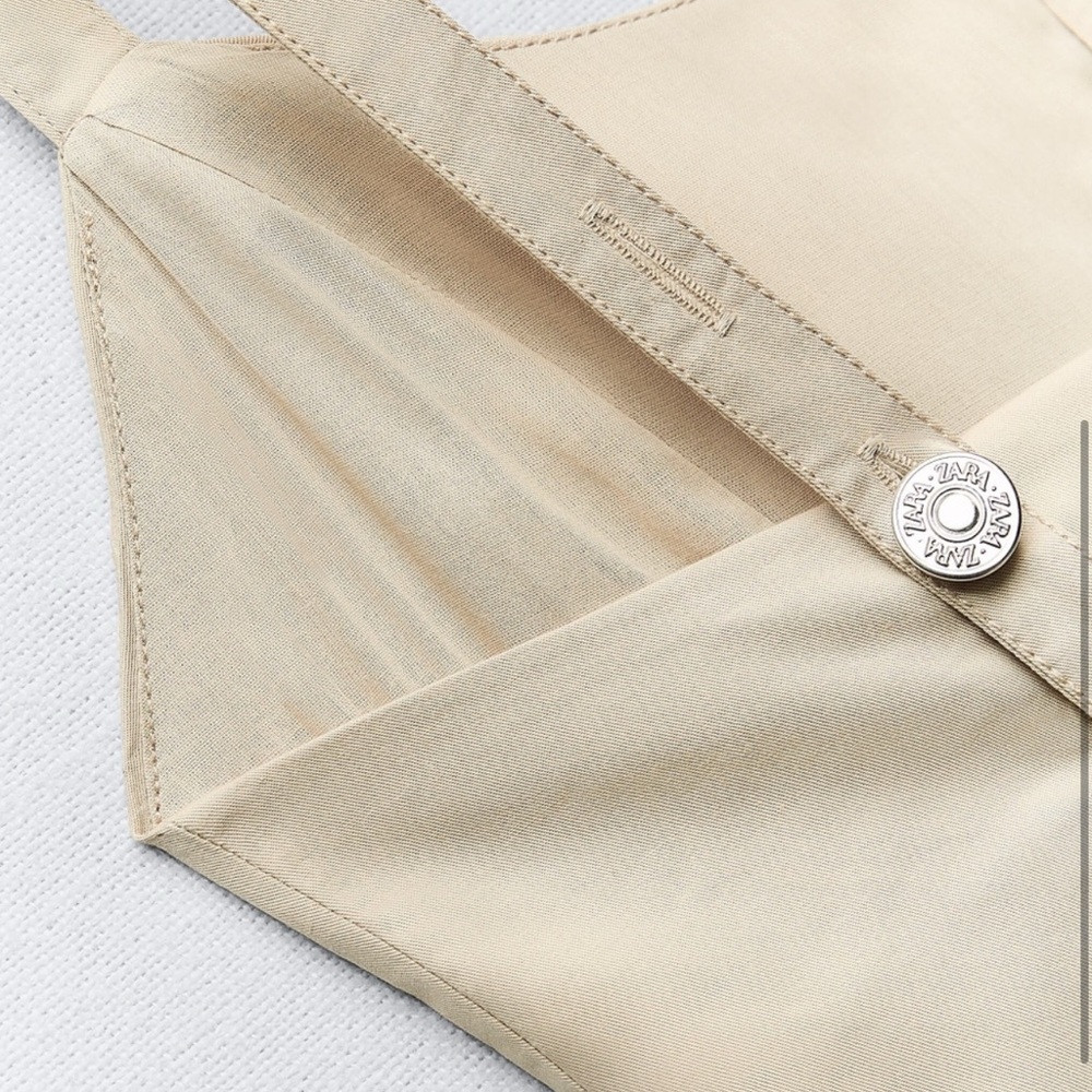 Zara Gabardine Pocket Dress - Picture 5 of 7